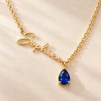 Alina naamketting met geboortesteen – foto 5