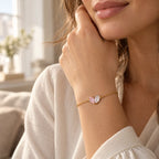 Elara armband met twee geboortestenen – foto 3