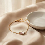 Elara armband met twee geboortestenen – foto 4