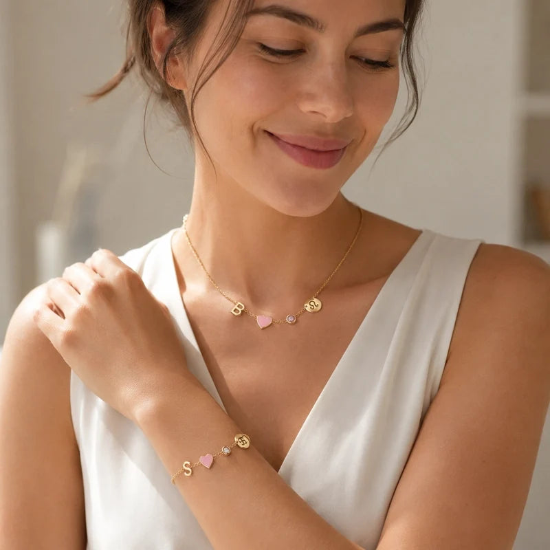 Mira gepersonaliseerde armband met bedels – foto 16