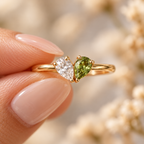 Elara ring met twee geboortestenen – foto 9