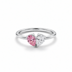 Elara ring met twee geboortestenen – foto 4