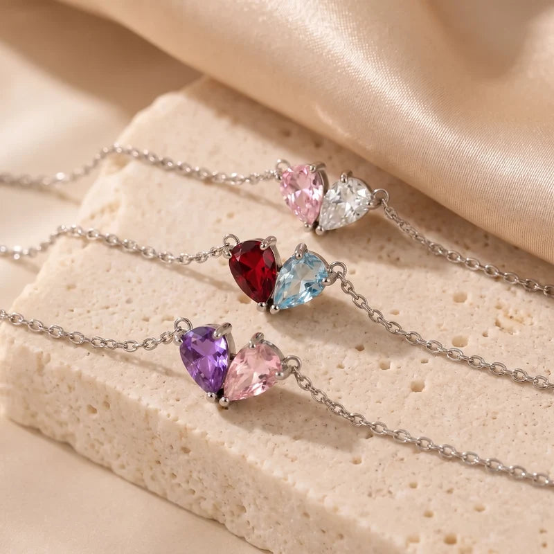 Elara armband met twee geboortestenen – foto 8