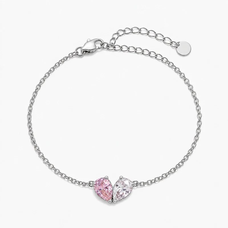 Elara armband met twee geboortestenen – foto 5