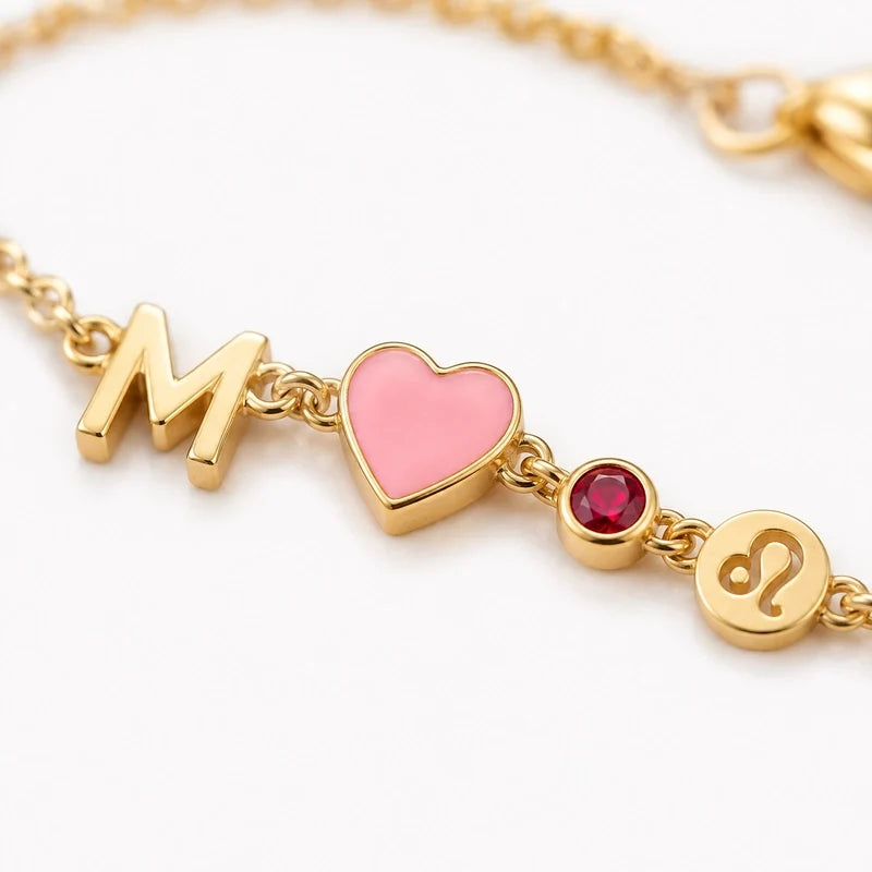 Mira gepersonaliseerde armband met bedels – foto 4